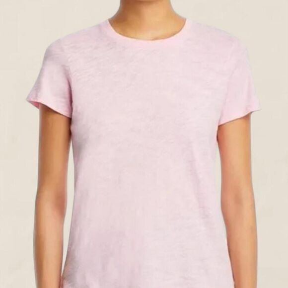 ATM Anthony Thomas Melillo Tops - ATM pink slub classic elevated basic short sleeve tshirt | size medium